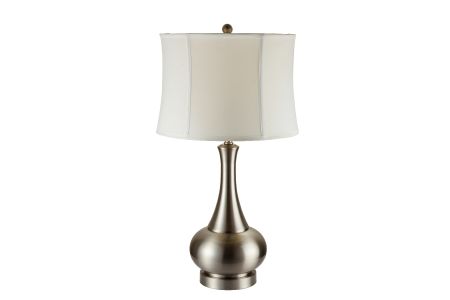 Crown Mark Traditional Pewter Table Lamp