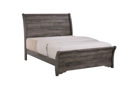Crown Mark Coralee Bed with Headboard, Footboard and Rails