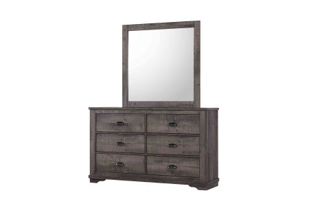 Crown Mark Coralee Dresser and Mirror Set
