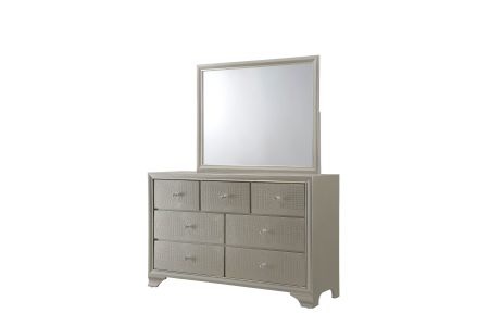 CrownMark Lyssa Dresser and Mirror Set