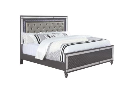 CrownMark Refino Bed with Headboard, Footboard and Rails