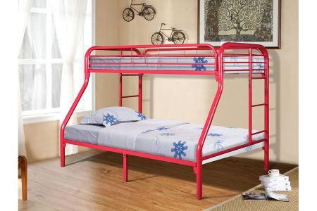 Donco Twin Over Twin/Twin over Full Metal Bunkbed