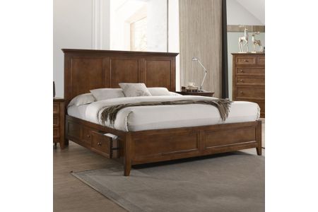 Intercon San Mateo Bed with Headboard, Footboard, and Rails