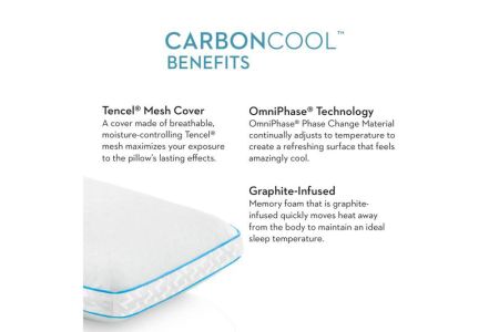 Malouf CarbonCool® + OmniPhase® LT Pillow