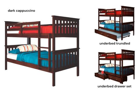 Donco Twin over Twin Mission Bunkbed