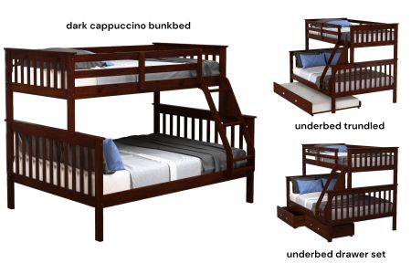 Donco Twin over Full Offset Mission Bunkbed