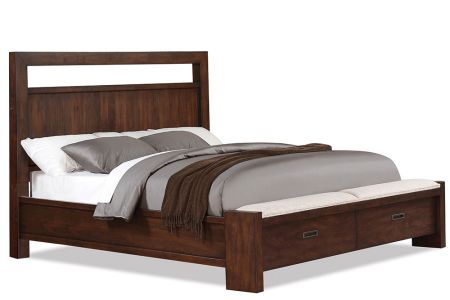 Riverside Riata Bed with Headboard, Footboard, and Rails