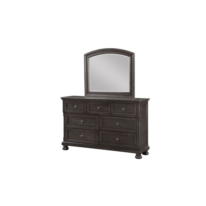 Avalon Soriah Grey Dresser Mirror Set