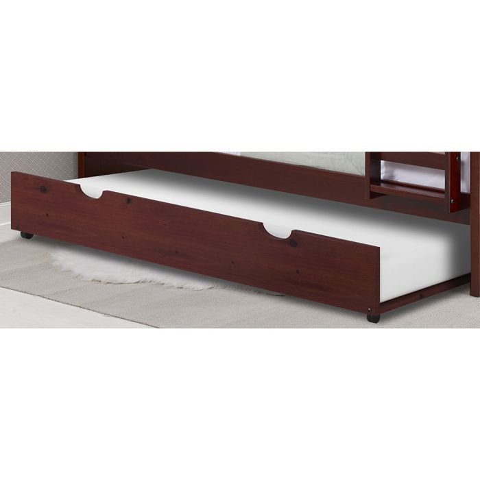 Donco Merlot Twin Trundle Bed