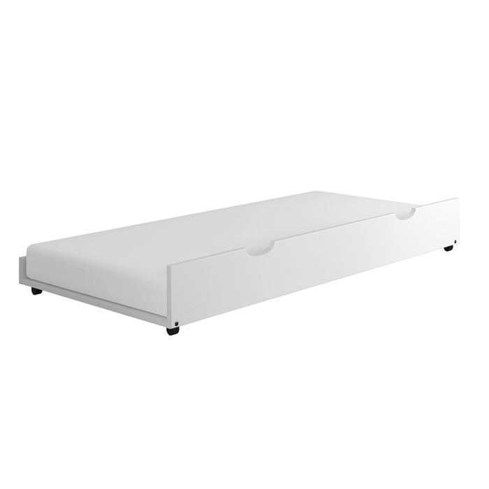 Donco White Twin Trundle Bed