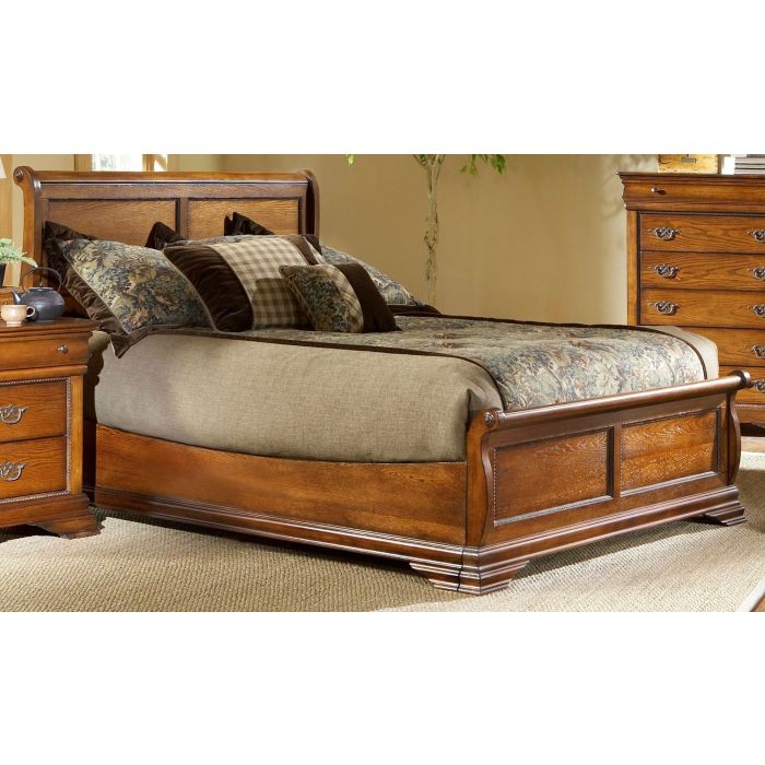 Elements Shenandoah Low Profile Bed with Headboard, Footboard and Rails