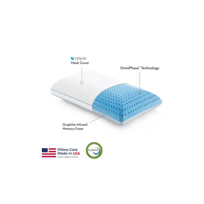 Malouf CarbonCool® + OmniPhase® LT Pillow