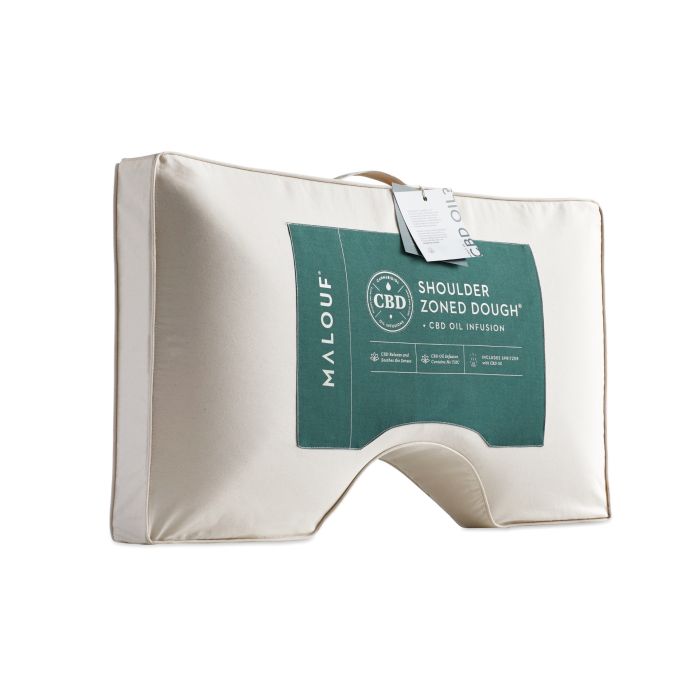 Malouf Shoulder Zoned Dough CBD Pillow