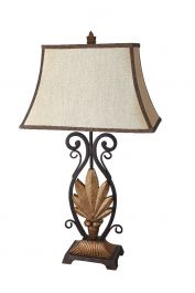 Crown Mark Ornate Gold Table Lamp