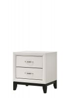 Crown Mark Akerson White Nightstand