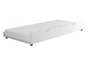 Donco White Twin Trundle Bed